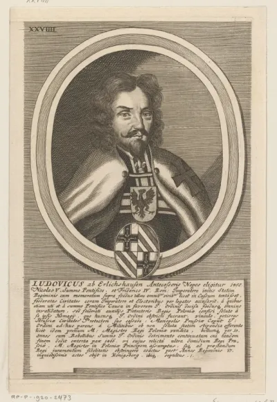 Portret van Ludwig von Erlichshausen