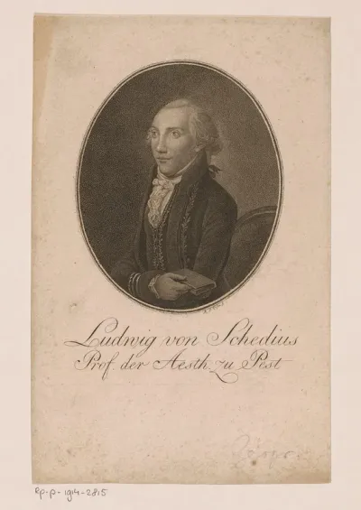 Portret van Ludwig von Schedius