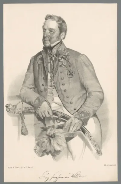 Portret van Ludwig von Welden
