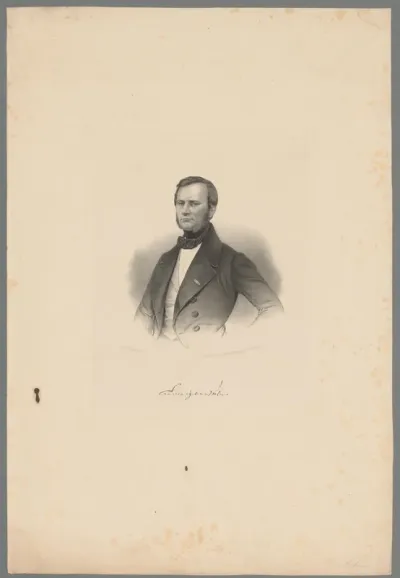 Portret van Ludwig von Zahn