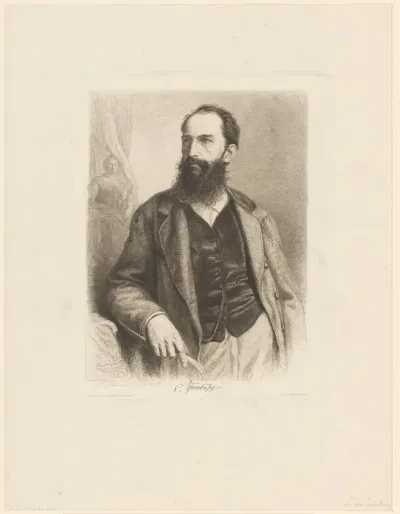 Portret van Ludwig von Zumbusch