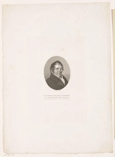 Portret van Ludwig Wilhelm Gilbert