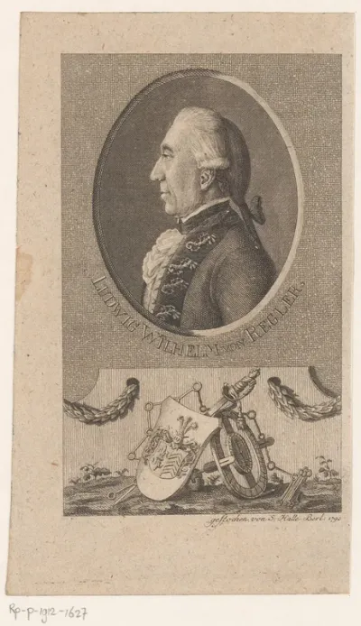 Portret van Ludwig Wilhelm von Regler