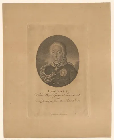 Portret van Ludwig Yorck