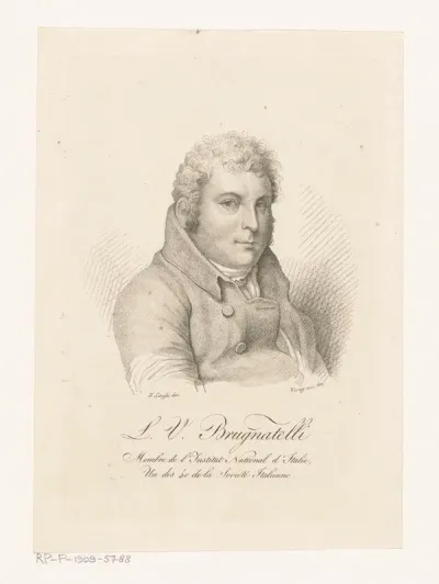 Portret van Luigi Valentino Brugnatelli