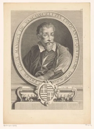 Portret van Luis Mendez de Vasconcellos