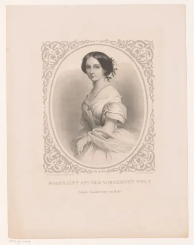 Portret van Luise, Prinzessin von Preußen