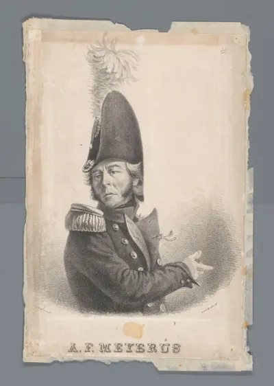 Portret van luitenant-generaal A.F. Meijer
