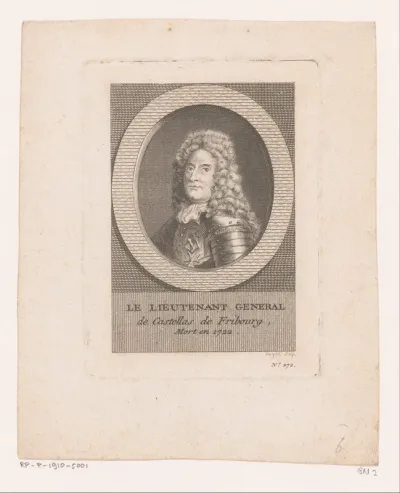 Portret van Luitenant generaal de Castellas de Fribourg