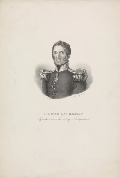 Portret van luitenant generaal Dionisius Lambertus Vermasen