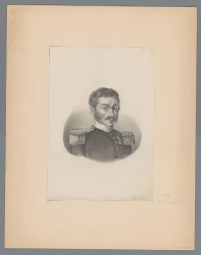 Portret van luitenant L.J. de Wit