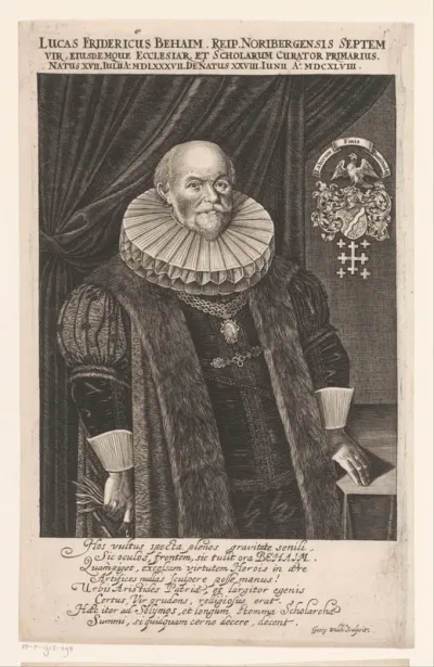 Portret van Lukas Friedrich Behaim