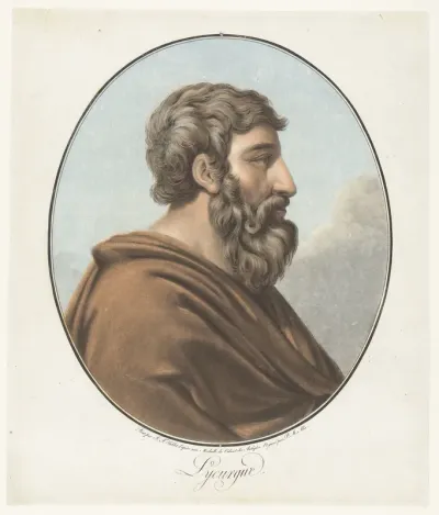 Portret van Lycurgus