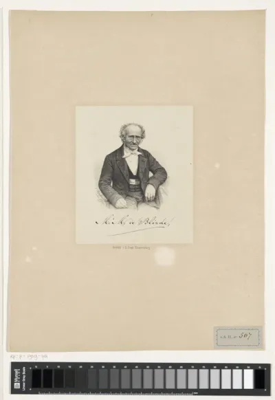 Portret van M. M. de Blinde