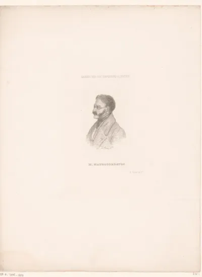 Portret van M. Maurocordatos