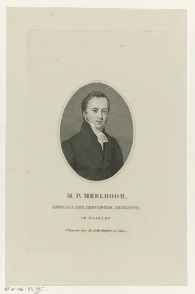 Portret van M.P. Meelboom