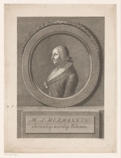 Portret van M.S. Hermann