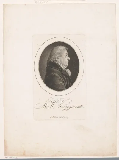 Portret van M.W. Herzogenrath