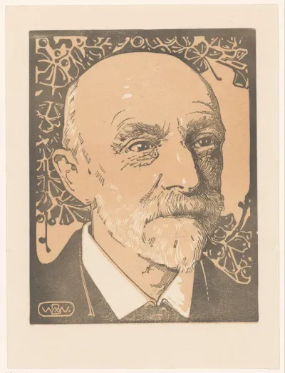 Portret van M.W. van der Valk