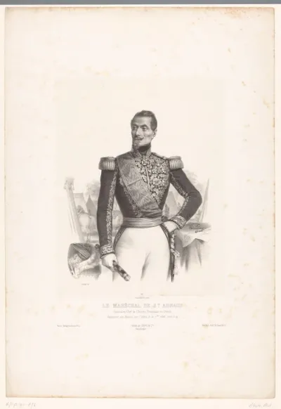 Portret van maarschalk Jacques Leroy de Saint Arnaud