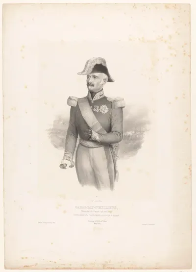 Portret van maarschalk Louis-Achille Baraguey d'Hilliers