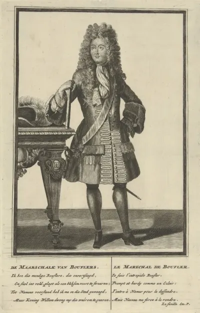 Portret van maarschalk Louis François, hertog van Boufflers