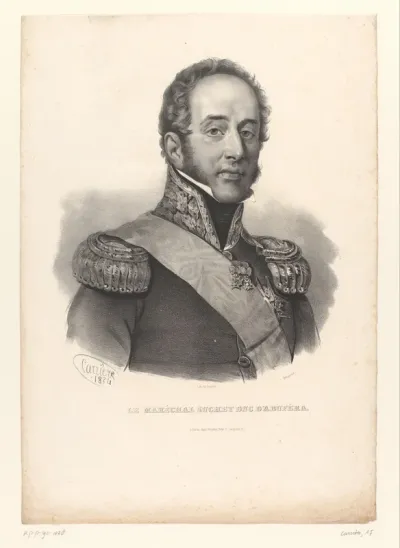 Portret van maarschalk Louis-Gabriel Suchet