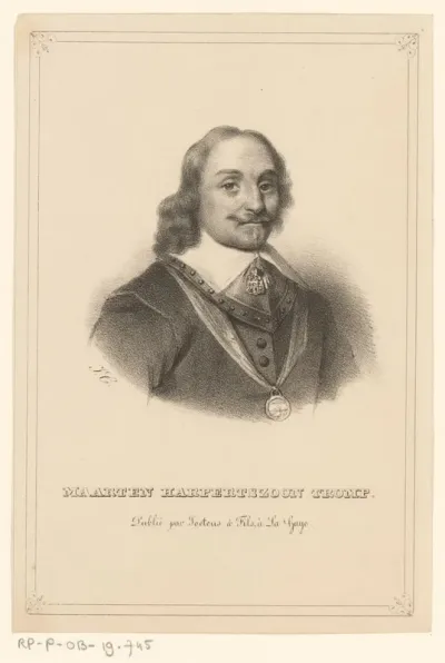 Portret van Maarten Harpertszoon Tromp