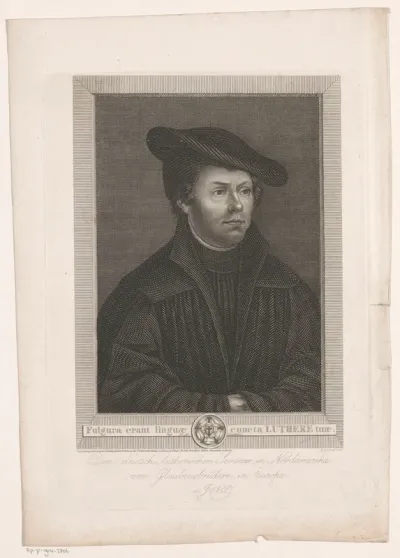 Portret van Maarten Luther