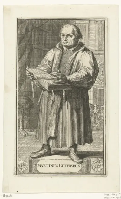 Portret van Maarten Luther