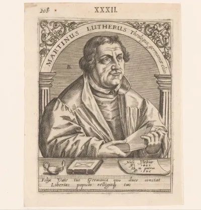 Portret van Maarten Luther