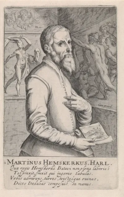 Portret van Maarten van Heemskerck