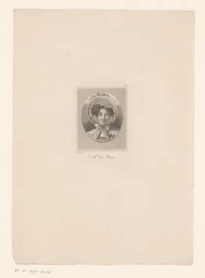 Portret van Madame de Baur