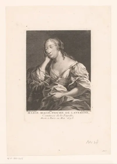 Portret van Madame de La Fayette