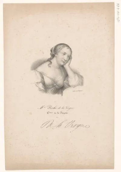 Portret van Madame de La Fayette