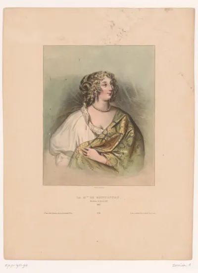 Portret van Madame de Montespan