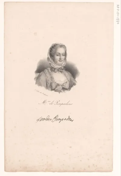 Portret van Madame de Pompadour