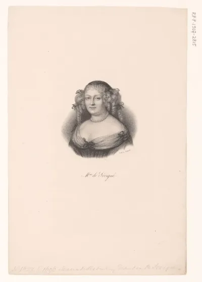 Portret van Madame de Sévigné