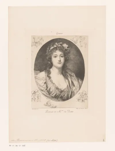 Portret van Madame de Viette