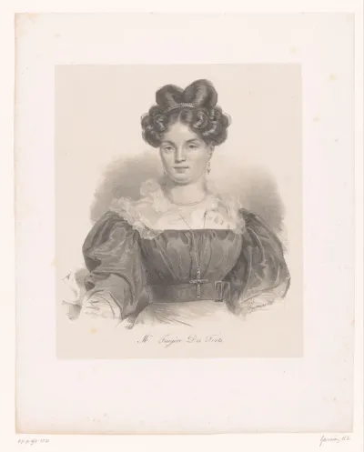 Portret van madame Feugère des Forts