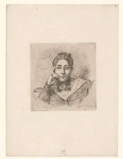 Portret van Madame Fréderic Villot
