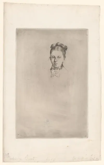 Portret van Madeleine Burty