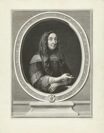 Portret van Madeleine de Lamoignon