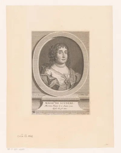 Portret van Madeleine de Scudéry