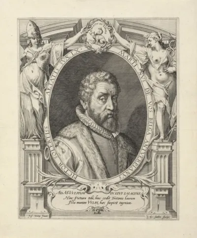 Portret van Maerten de Vos op 60-jarige leeftijd