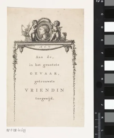 Portret van Magdalena Constantia Verhaast