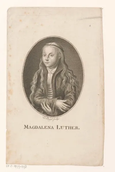 Portret van Magdalena Luther