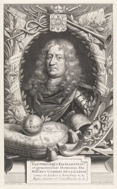 Portret van Magnus Gabriel de la Garde