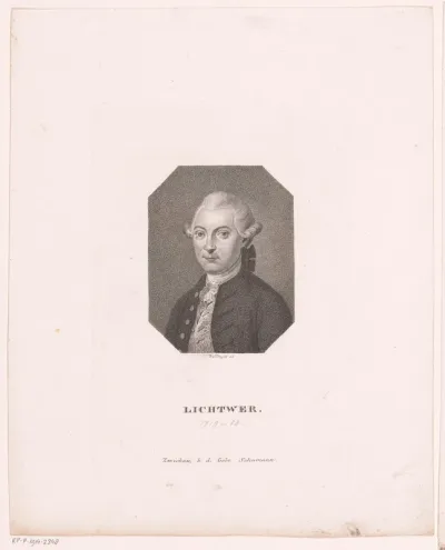 Portret van Magnus Gottfried Lichtwer