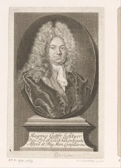 Portret van Magnus Gottfried Lichtwer